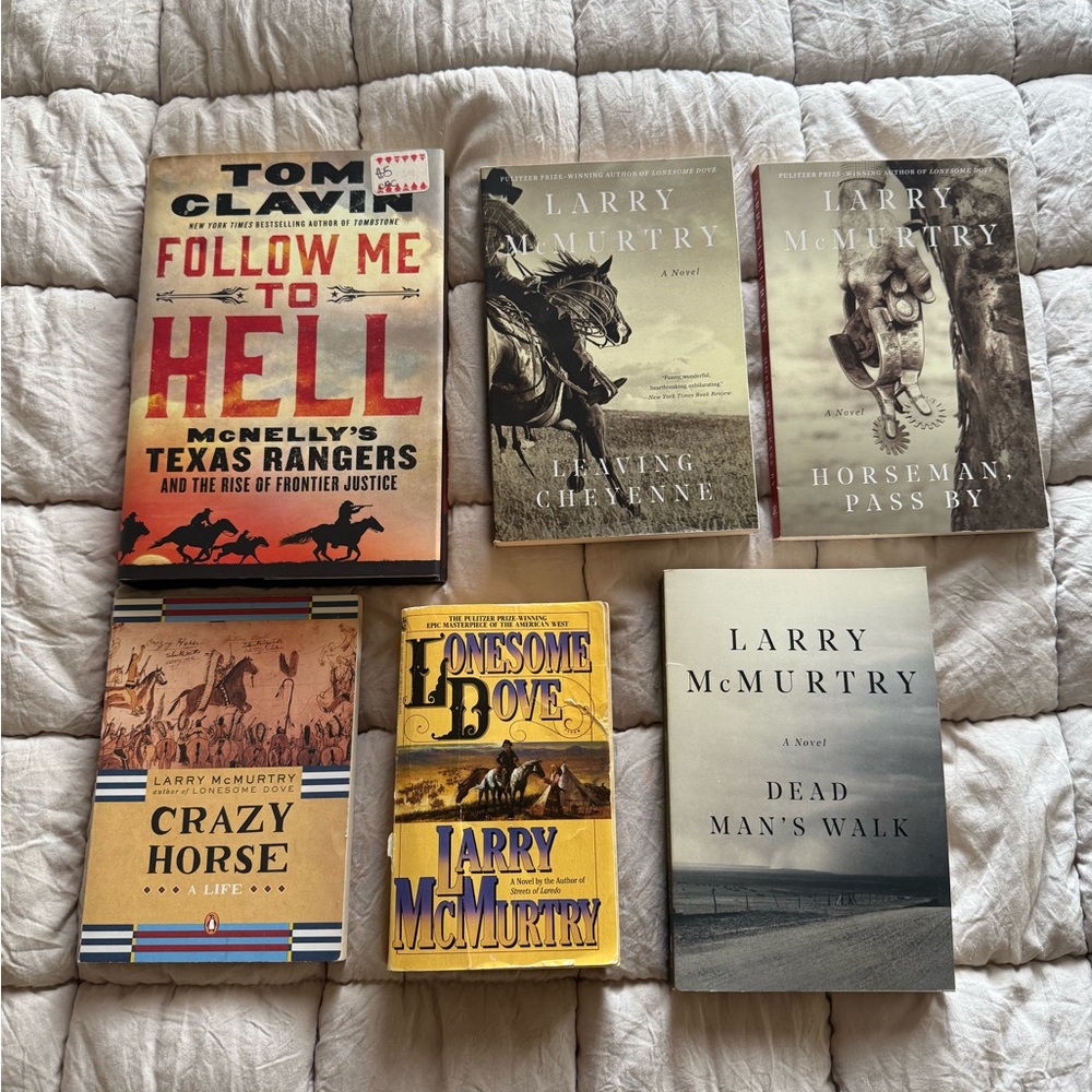Larry McMurtry plus extra Book bundle